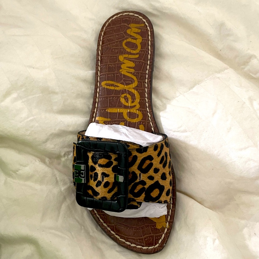 Steve Madden leopard sandals